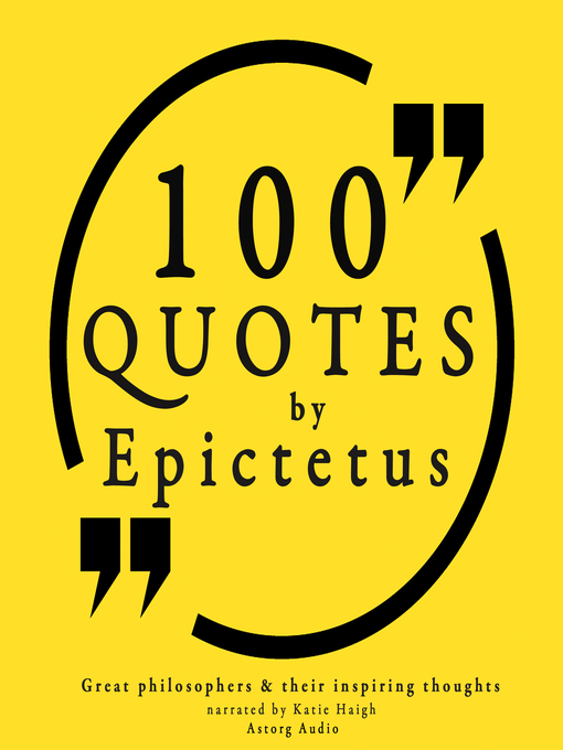 Title details for 100 Quotes by Epictetus by Epictetus - Available